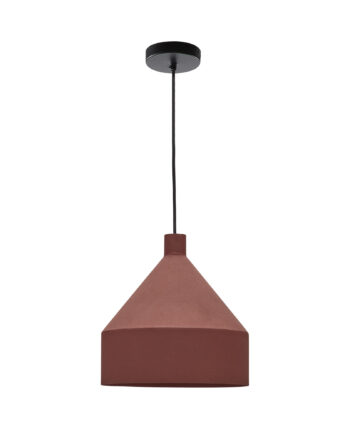 Kave Home Peralta Loftlampe  Rund Terracotta Metal  ø30