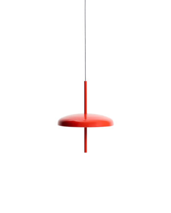 Kave Home Porte Bærbar Loftlampe  Genopladelig Rød Aluminium  ø16