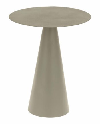 Kave Home Shirel Sidebord  Rund Grøn-grå Jern  ø40
