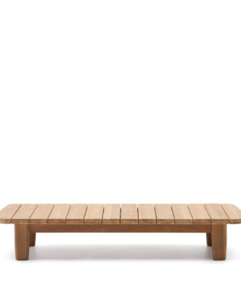 Kave Home Tirant Sofabord  Rektangulær Natur Teaktræ  140x70