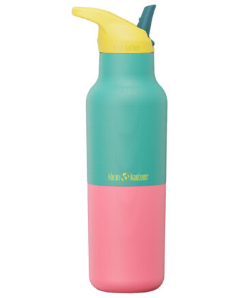 Klean Kanteen Rise Classic Drikkeflaske Med Sportslåg 473 Ml  Turquoise Kaleidoscope