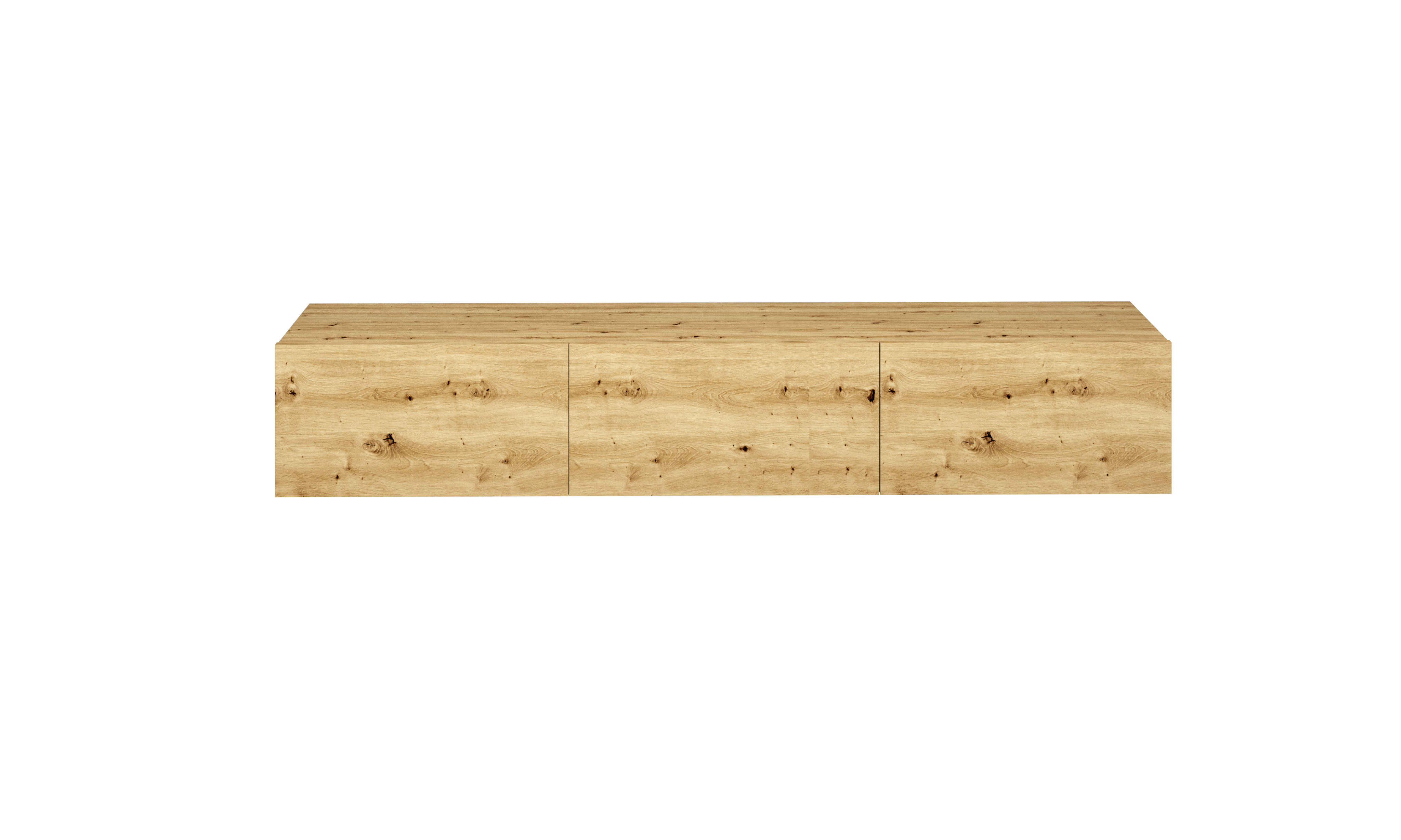 Kocot Kids Dallas Væghængt Tv-skab       Låger Artisan-eg Massiv Bøg Og Mdf  160x35