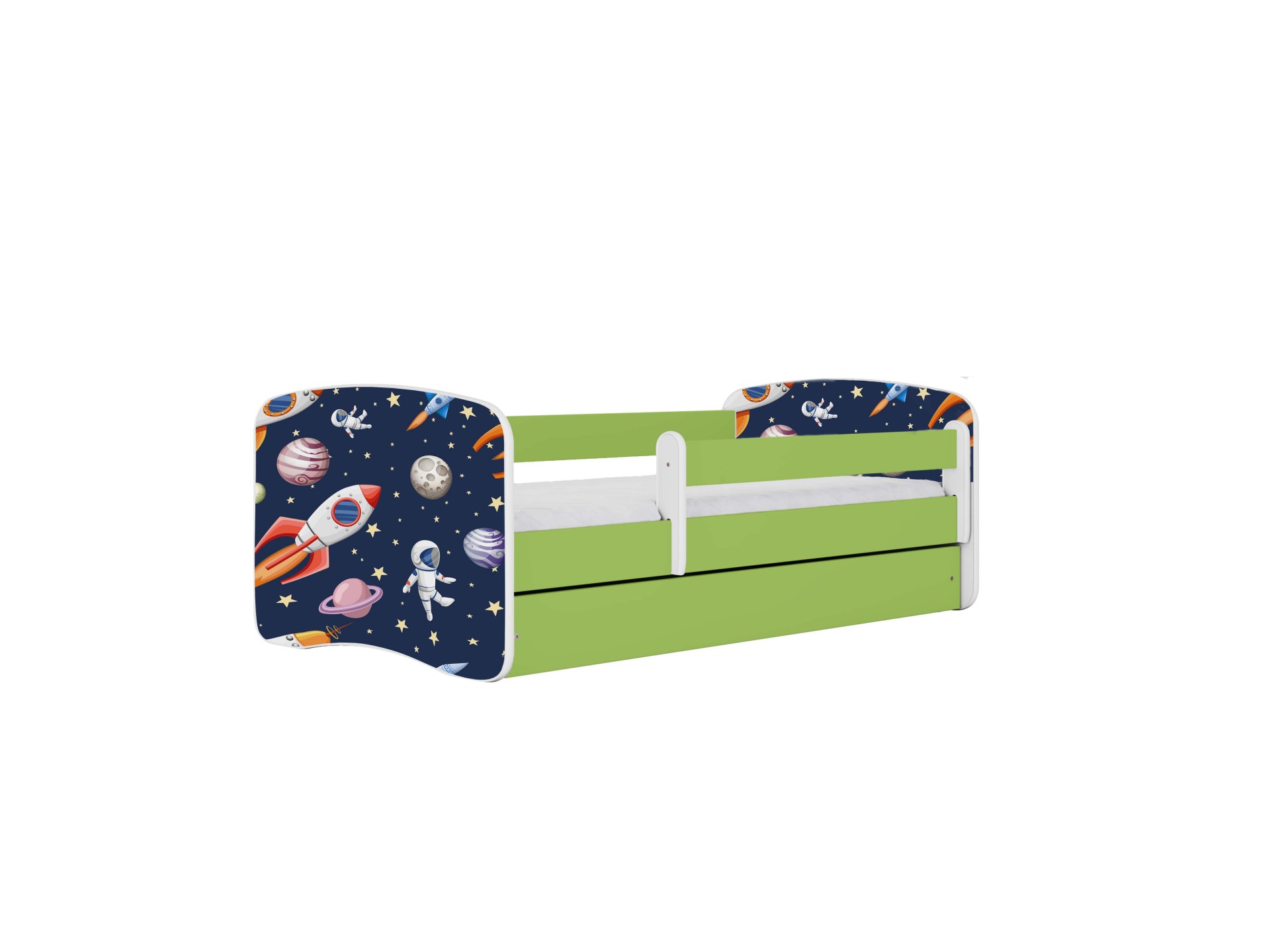 Kocot Kids Seng Babydreams Green Cosmos Uden Skuffe Med Madras 160 80