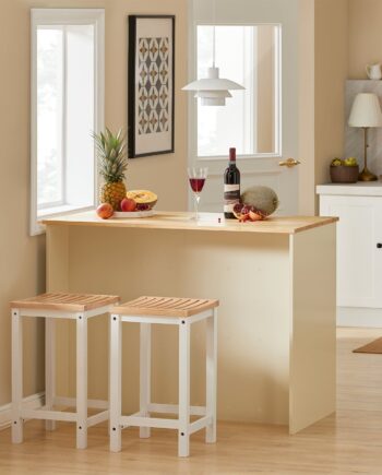 Køkkenø   Mdf Og Træ  120   60   90 Cm  Beige