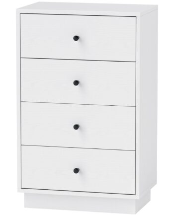 Kommode Med   Skuffer   Træ   Moderne Stil 47   29   75 Cm Hvid
