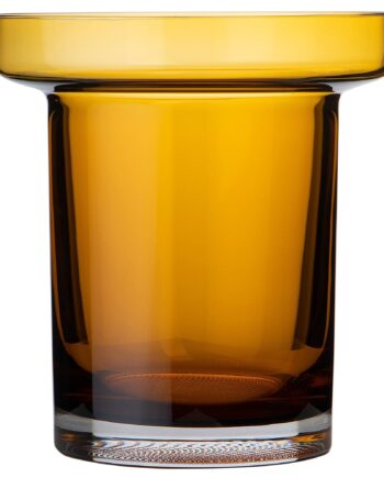 Kosta Boda Limelight Tulipan Vase 19   Cm  Amber