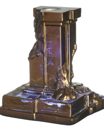 Kosta Boda Rocky Baroque Lysestage 150 Mm  Glossy Glaze