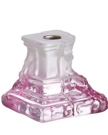 Kosta Boda Rocky Baroque Lysestage 95 Mm  Spicy Rose