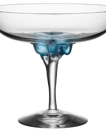 Kosta Boda Sugar Dandy Coupe Glas 32 Cl  Blå