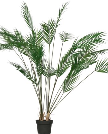 Kunstig Plante Woood Palm   Grøn Dekorativ Indendørspalme ø75ã H110 Cm Vedligeholdelsesfri Boligdekoration