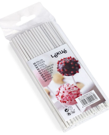 Lékué Cake Pops-pinde 50 Stk  Hvid