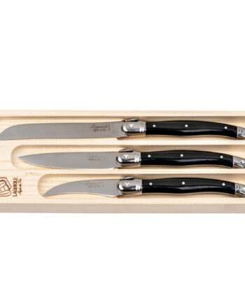 Laguiole Style De Vie Style De Vie Køkkenknive   Stk  Sort