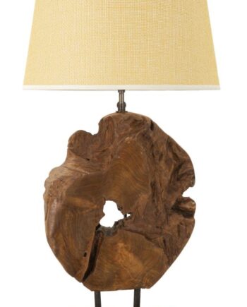 Lampe   Teaktræ   35x69 Cm