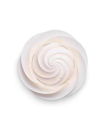 Le Klint Swirl Loft Væglampe Hvid Medium  : Erling Christensen Møbler