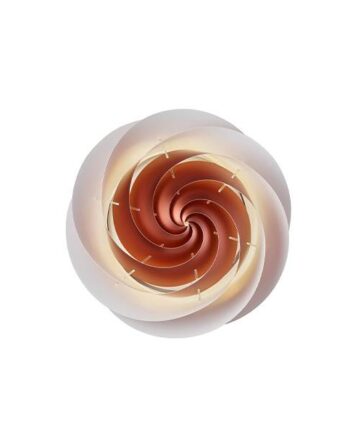 Le Klint Swirl Loft Væglampe Kobber  : Erling Christensen Møbler