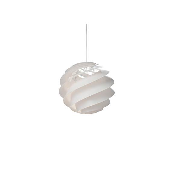 Le Klint Swirl   Pendel Hvid Medium  : Erling Christensen Møbler