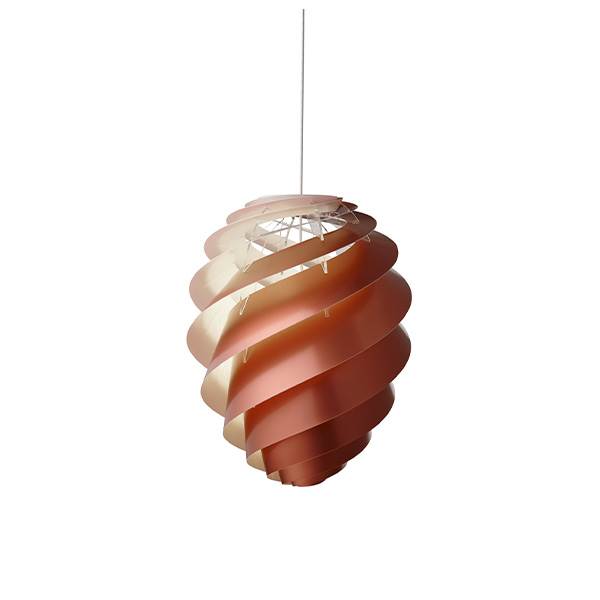 Le Klint Swirl   Pendel Kobber  : Erling Christensen Møbler