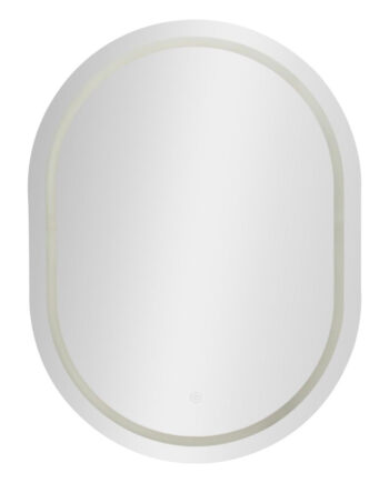Led Vægspejl Simple Oval Cm 60x3 5x80    Lysfarver