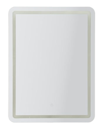 Led Vægspejl Simple Rektangulær Cm 60x3 5x80    Lysfarver