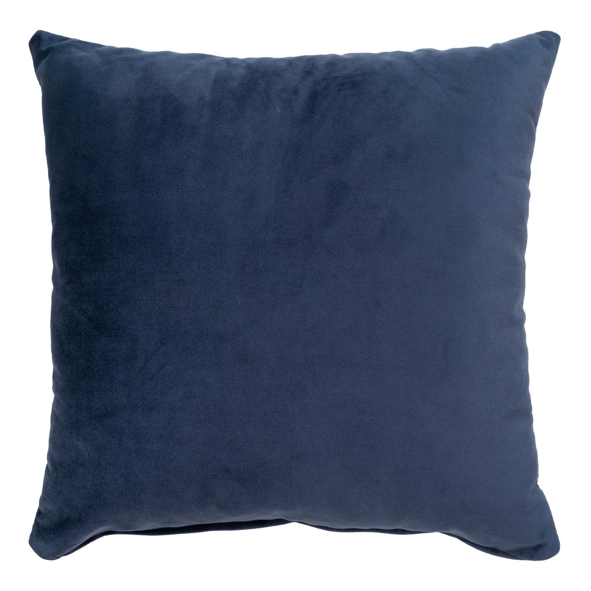 Lido Pude Pude   Velour  Mørkeblå  40x40 Cm