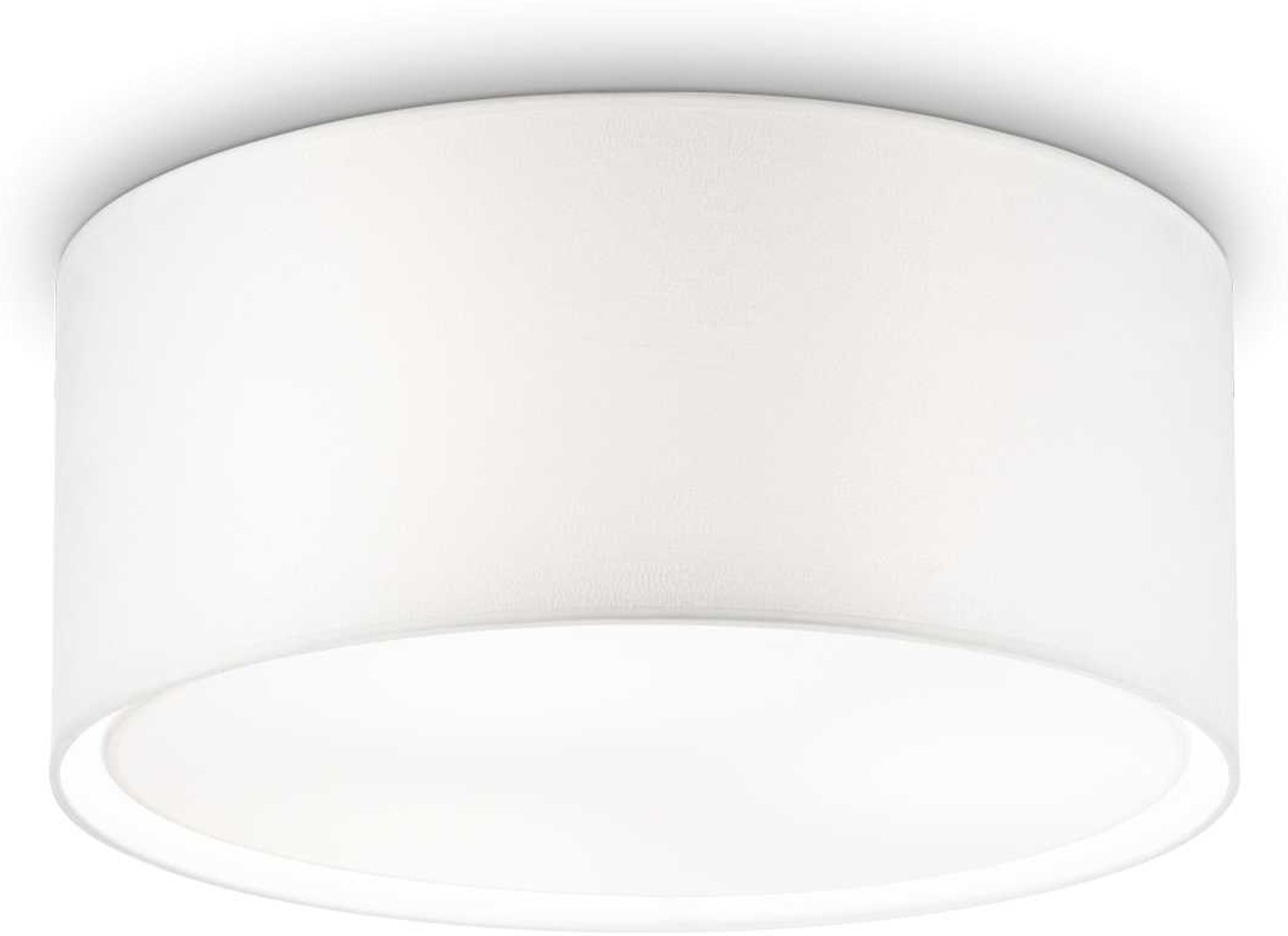 Loftslampe Ideal Lux Wheel Hvid ø50   Cm Plafond Indendørs 3xe27