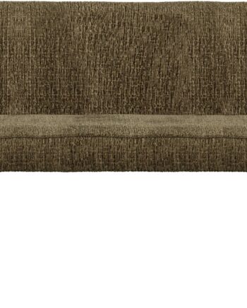 Loungesofa Woood Vogue Ferra-velour Bonsai 120 Cm   Strukturvelour  Mat Sort Metalbund