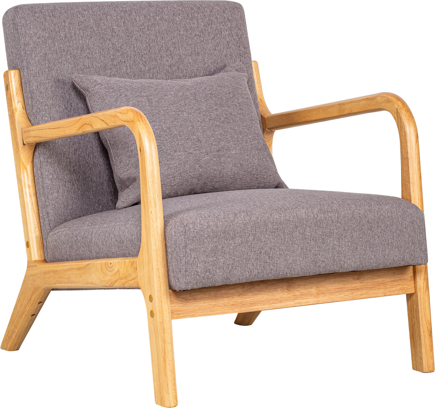 Loungestol Hvilestol Nordlys Furniture Ohama Grå Gummitræ
