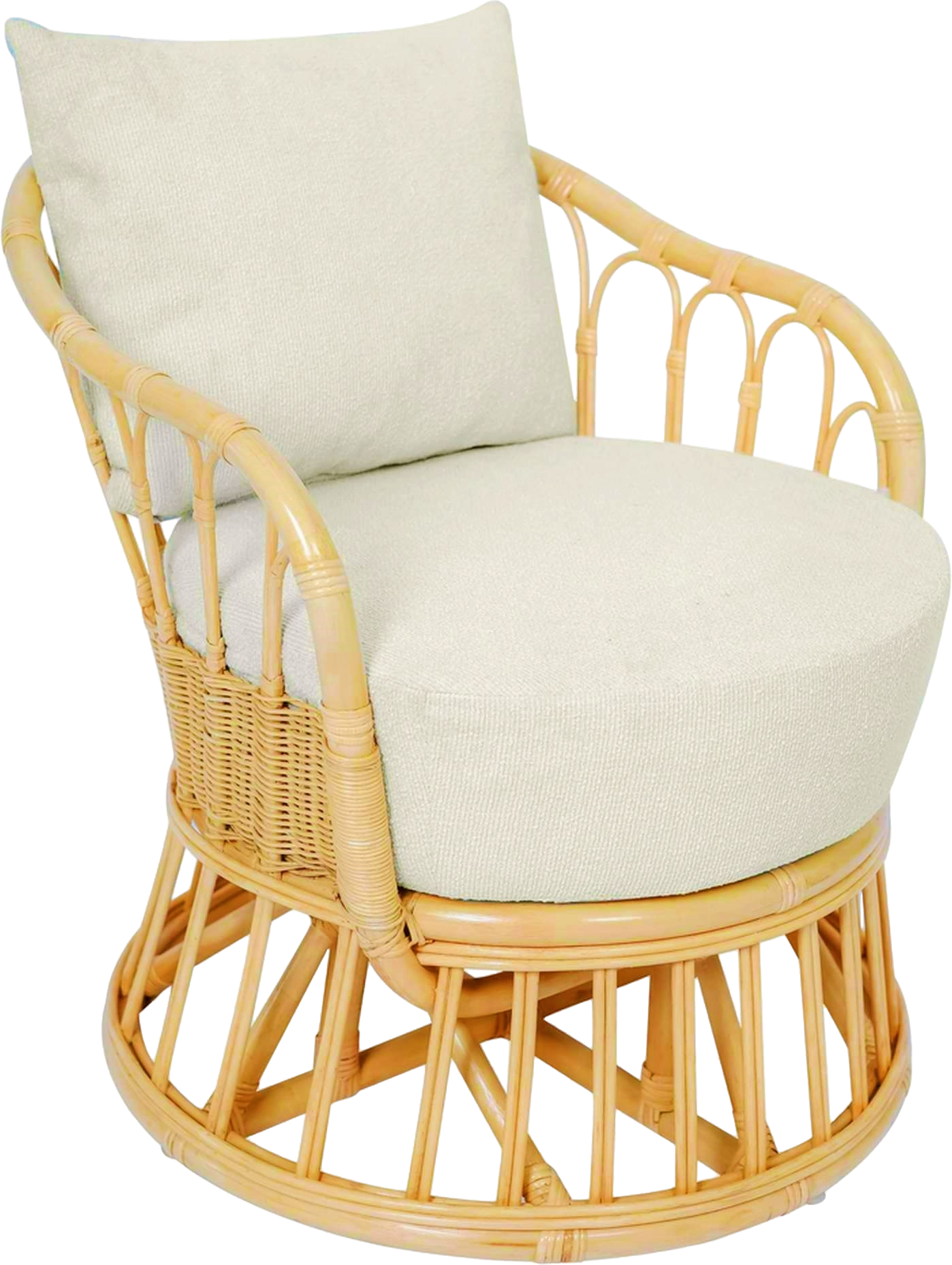 Loungestol Lounge Stol Nordlys Furniture Palopo  Brun Rattan  Skandinavisk Minimalistisk Design  Fsc-certificeret