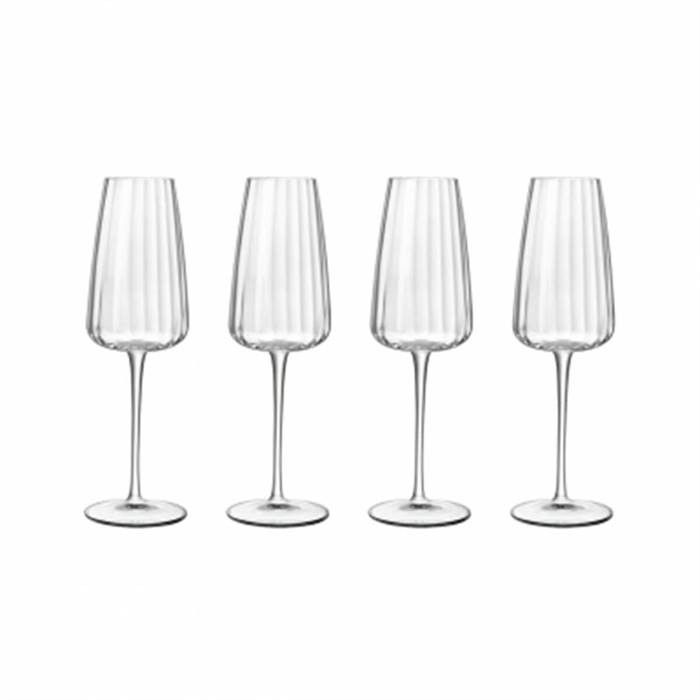 Luigi Bormioli Optica Champagneglas Dia       21 Cm 21 Cl   Stk Klar  : Erling Christensen Møbler