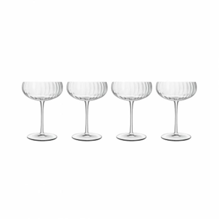 Luigi Bormioli Optica Champagneskål Dia 10     14   Cm 30 Cl   Stk Klar  : Erling Christensen Møbler