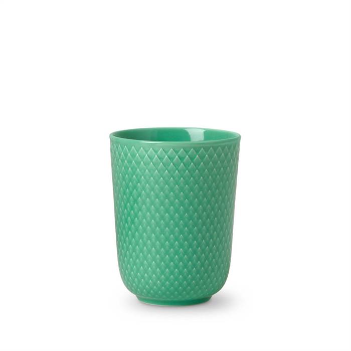 Lyngby Porcelæn Rhombe Color Krus 33 Cl Grøn  : Erling Christensen Møbler