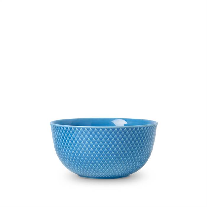 Lyngby Porcelæn Rhombe Color Serveringsskål ø17   Cm Blå  : Erling Christensen Møbler