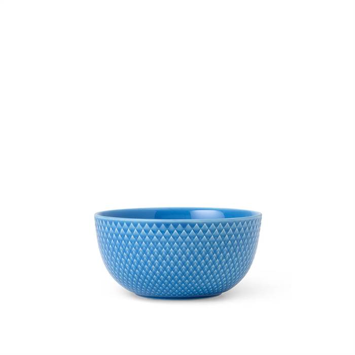 Lyngby Porcelæn Rhombe Color Skål ø13 Cm Blå  : Erling Christensen Møbler