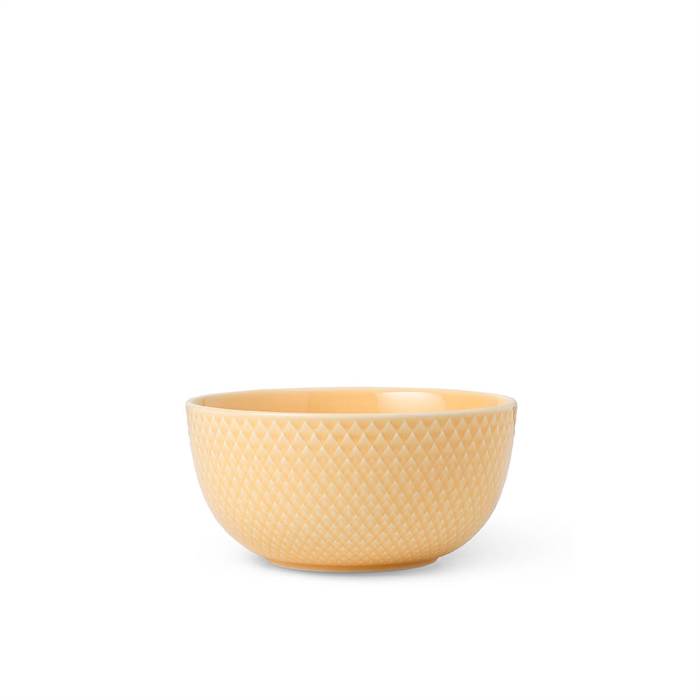 Lyngby Porcelæn Rhombe Color Skål ø13 Cm Sand  : Erling Christensen Møbler