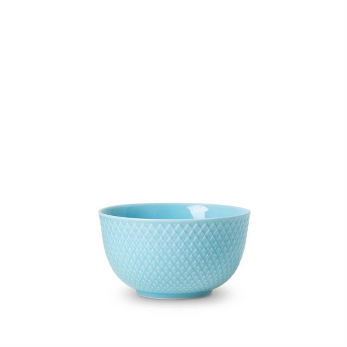 Lyngby Porcelæn Rhombe Color Skål ø11 Cm Turkis  : Erling Christensen Møbler