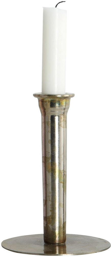 Lysestage House Doctor Antique ø10   H14 Cm Jern Metallisk Finish Antik Charme