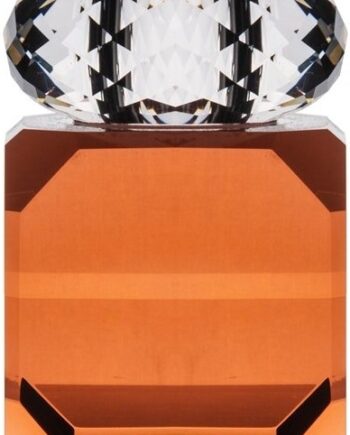 Lysestage House Of Sander Daisy   Brændt Orange Glas 10x6x6 Cm