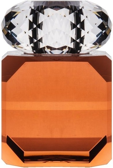 Lysestage House Of Sander Daisy   Brændt Orange Glas 10x6x6 Cm