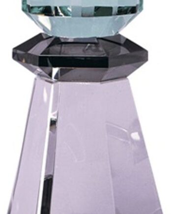 Lysestage   Glas House Of Sander Clematis Smoke Mintgrøn H12 5x5x5 Cm