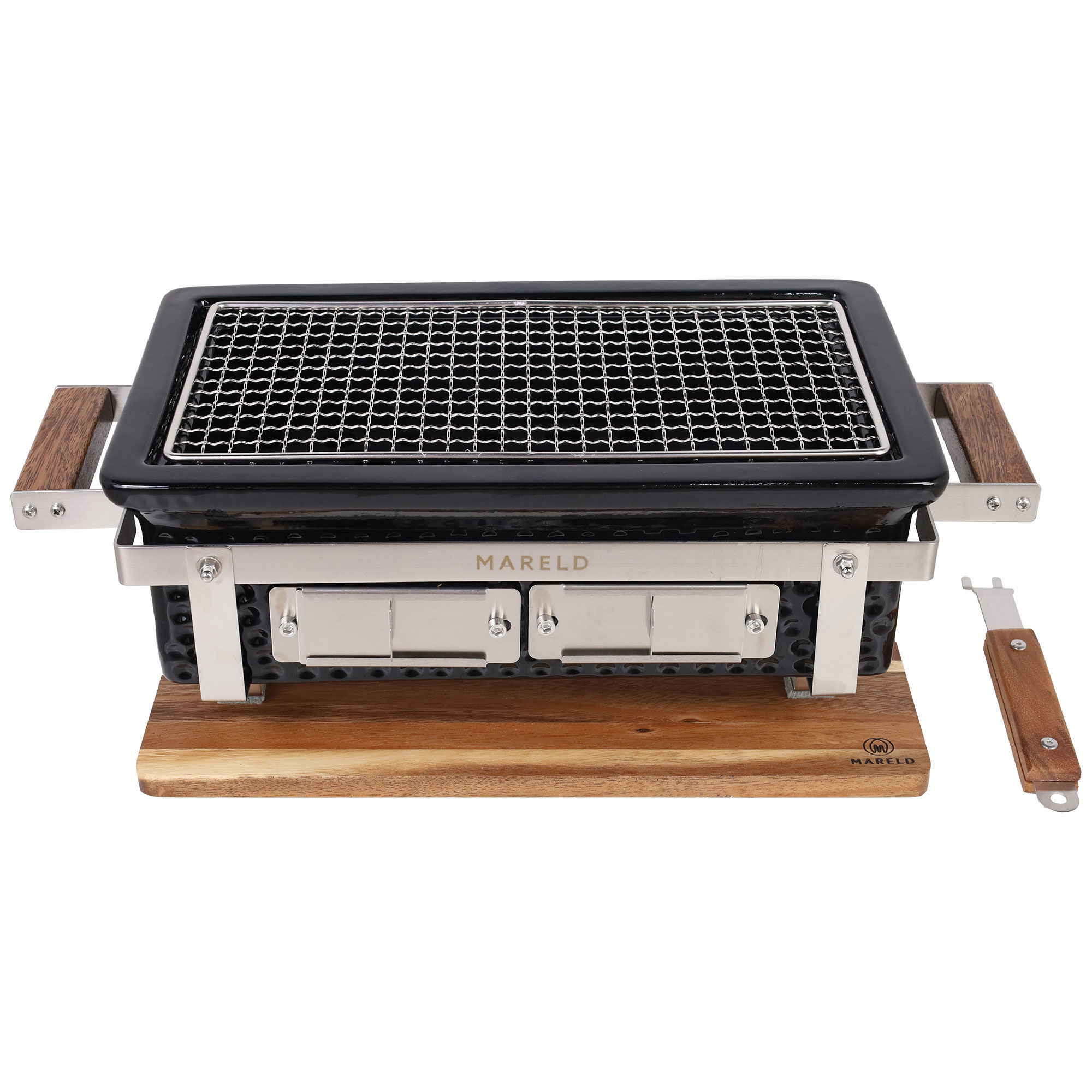 Mareld Premium Hibachigrill  Sort Valnød