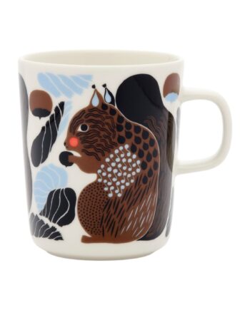 Marimekko Kurre Krus     Dl  Hvid Brun Sort Lyseblå