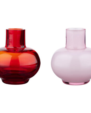 Marimekko Minivaser  Rubinrød Rosa    Stk