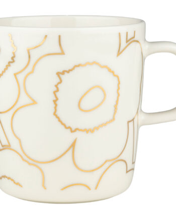 Marimekko Piirto Unikko Kop 25 Cl  Hvid Guld