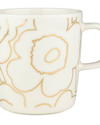 Marimekko Piirto Unikko Kop   Dl  Hvid Guld
