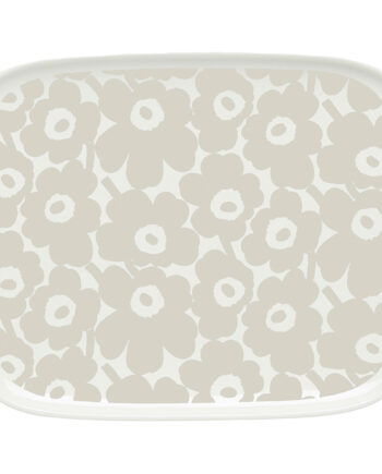 Marimekko Pikkuinen Unikko Tallerken 15ã 12 Cm  Hvid Beige