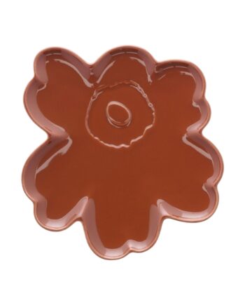 Marimekko Unikko Assiet 20 Cm  Kastanjebrun