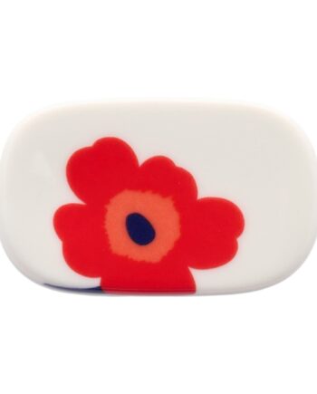 Marimekko Unikko Støtte Til Spisepinde   -pak  Hvid Rød Blå