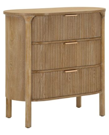 Moderne Kommode   Træ  Mdf And Jern   80x5x47 Cm