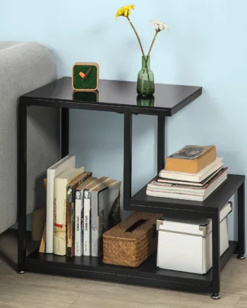 Moderne Sidebord   Sort  B65   D35   H55 Cm