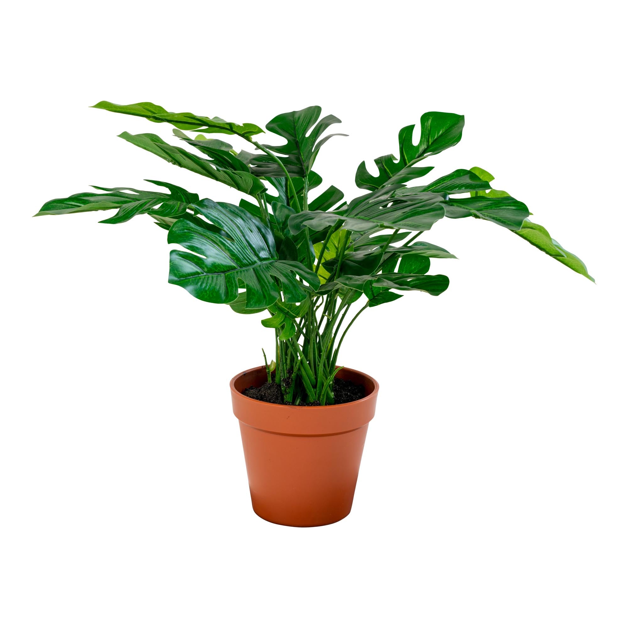 Monstera Kunstig Plante  Grøn  45 Cm